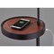 Homeroots Black Metal & Wood Wireless Charging Shelf Floor Lamp17 x 17 x 63.5 in. 372633 - alternate 2